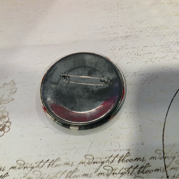 HANSON BUTTON METAL 90s vintage - Picture 3 of 4